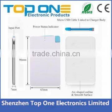 2016 Cheap Slim Power Bank 4000mah, Credit Card Power Bank, OEM Logo Printing Portable Mobile Charger photo-4
