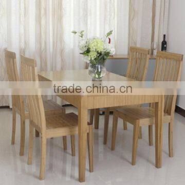 Modern Bamboo Dining Room Set With 4 Chair Price photo-3