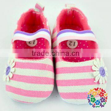 ew Girls Kids Sweet Newborn Baby Shoes Canvas Mary Janes Polka Bow Prewalker Shoes Princess Ballet Dress Shoes photo-3