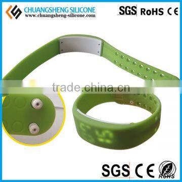 Waterproof Digital Pedometer, Sleep Monitor Bracelet, Silicone Digital Watch photo-3