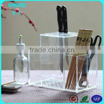 2014 New Product Acrylic Office Supplies Stationery Storage Box With Card and Pen Holder photo-4