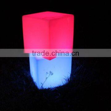 rechargeable colorful waterproof garden stool light ES002