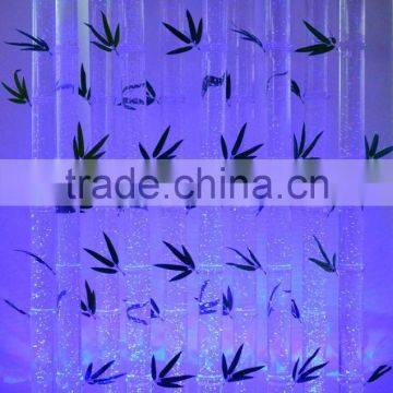 Home Glowing Water Bubble Acrylic Bamboo Tube Decorative Bamboo Wall Panel photo-3