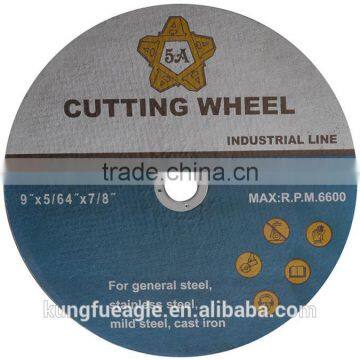 230*2*22.2mm Cutting Wheel for general steel and stainless steel