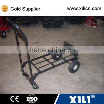 Tool usage foldable hand trolley four wheels HT2009