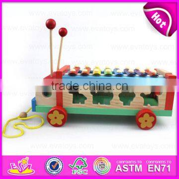 2016 hottest kids educational wooden car toy W04A214