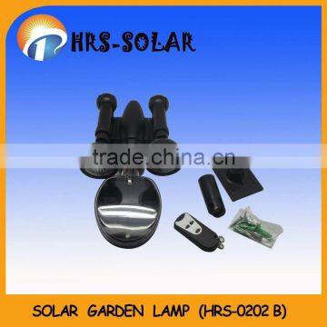 10pcs high bright LED, solar garden spot light with remote control (HRS-0202B )