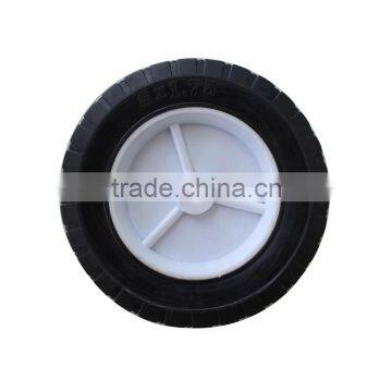 Qingdao Wantai 5 Inch Pneumatic Wheel Rims Wheel Solid pu Wheelbarrow Wheels photo-5