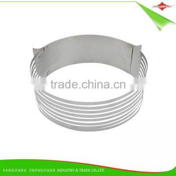 ZY-F1404 Durable Stainless Steel Round Mousse Cake Mold Cake Ring photo-6