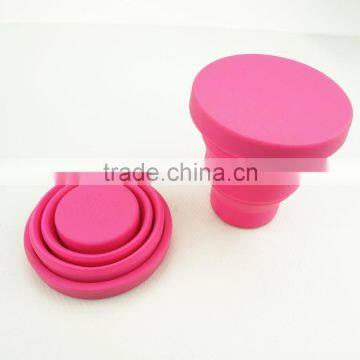 16112 Folding Silicone Cup With Lid, Colorful Folding Silicone Cup With Lid,OEM Logo Folding Silicone Cup With Lid photo-4