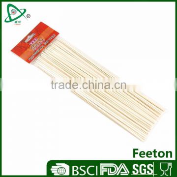 100pcs food grade round bamboo rotating bbq skewers