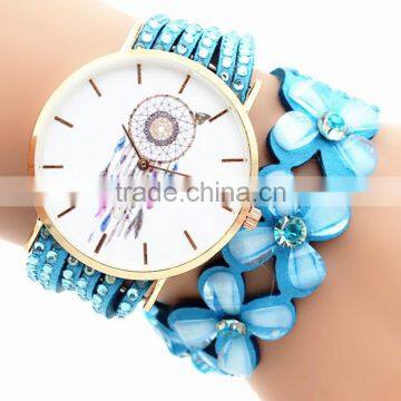 2017 Luxury Charming Decoration Watch Fashion Girl Pearl Wristwatch Lady Handmade Bracelet photo-2