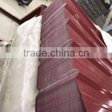 Color Corrugated Roofing Sheet Ghana Market in Stock photo-3