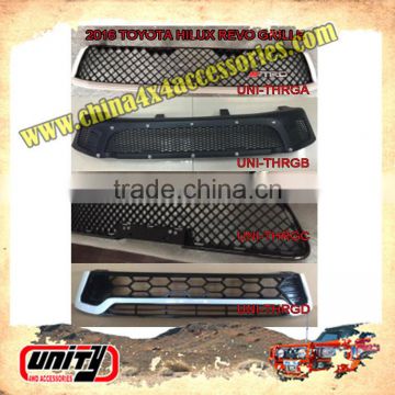 Fits Toyota Hilux Revo New Black Front Grille Grill Overlay photo-3