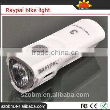 Biking RAYPAL 3W 3 Modes Light Front Bike Led Lights For Bicycle With Clip photo-3