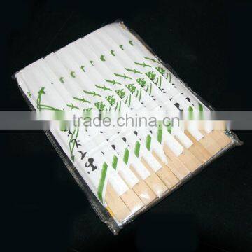 stocked semi-closed and full paper/plastic sleeve/bulk twins bamboo chopsticks