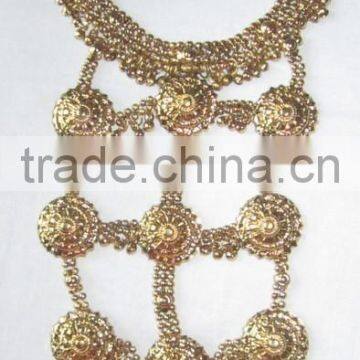 BAREFOOT SANDAL Payal ANKLETS Pair Feet Bracelet Toe Ring photo-2