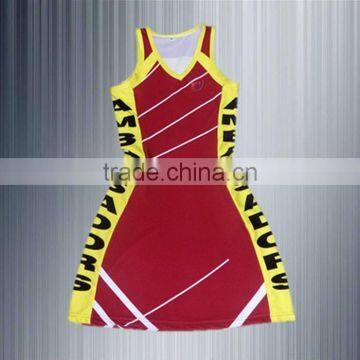 Breathable Mixed colors for customized ladies netball jersey