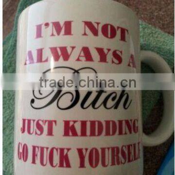 I'm not always a Bitch, Just kidding 11 oz Mug Funny Coffee Humor