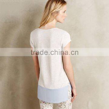 China Manufacturer High Quality Fashion Polyester t Shirt Fabric Types photo-3