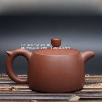 180cc Ceramic Tea Pot Nixing Pottery Jing Lan Shape Coffee Pot photo-3