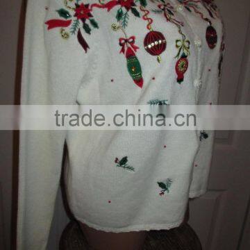 Sexy Pullover Woolen Christmas Sweater New Designs for Women photo-2