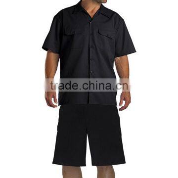 OEM High Quallity Mens' Uniforms Work Colorful Short Sleeve Work Wear Uniforms Shirts For Men photo-5