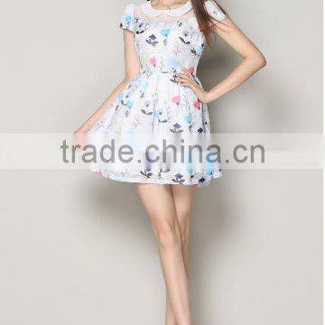 2017 Summer Dress Women Imported Chiffon Cute Cheap Party Lace Sexy Mini Vestidos photo-3