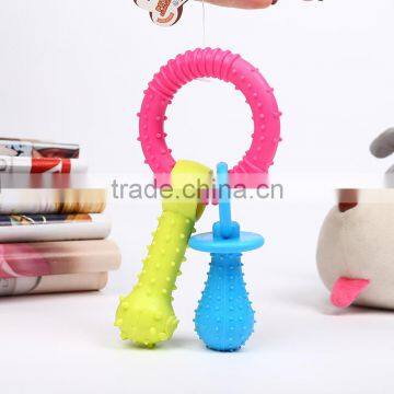 Pacifier Shaped Pet Chew Toy Dog Rubber Toy photo-3