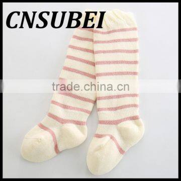 Winter Combed Cotton Striped Terry Socksm,children Socks Thickening Soft Knee High Elastic Stockings photo-5