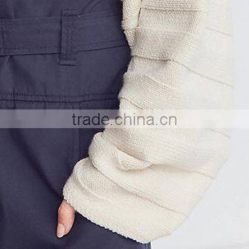 Ladies Long Sleeve Fashion Asymmetrical Modern Knitting Crop Top Sweater With Best Quality photo-6
