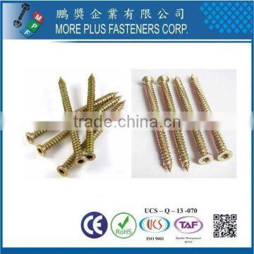 Easy drive M7.5 with 5 Locking Ribs Deep High Low Thread Self Drilling Zinc Yellow Plated Flat Countersunk Concrete Screws