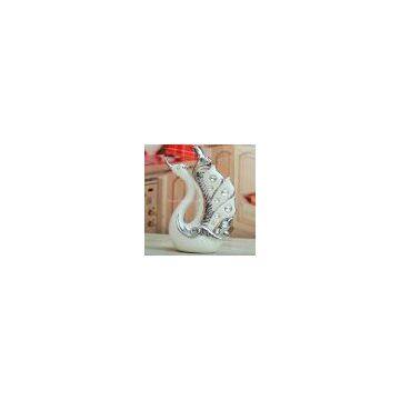 home decoration sculpture swan gift 04141