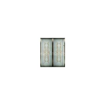 Decorative Glass Sliding Door, Aluminum Frame Interior Partition Sliding Doors For Kitchen