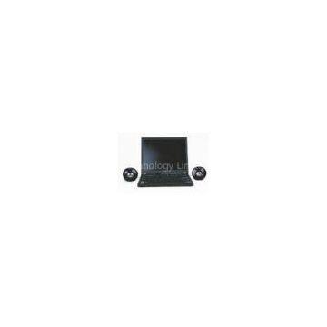 Black Hands Free Speaker / Portable Speakers For Cell Phones With Hi-Fi Stereo For MP3 Player, Car