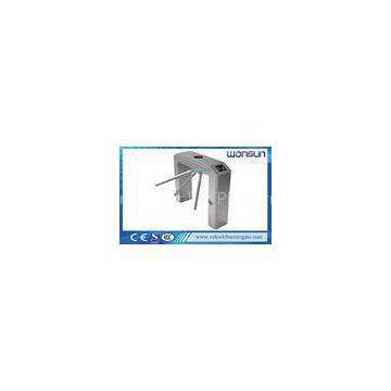 Entrance Control pedestrian Bi-direction Tripod Turnstile Barrier Gate With RS232 Socket