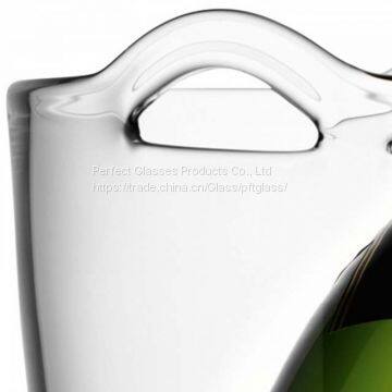 Factory Price Custom Made Crystal Glass Champagne Ice Bucket photo-2