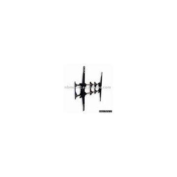 V4T universal tilt shelf brackets for 40 to 72-inch flat panel screens weighing up to 250Ibs