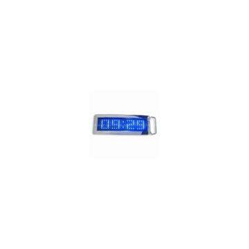 LED time belt buckle