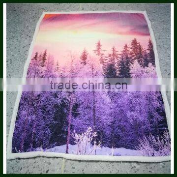 Shaoxing Factory Custom Flannel Fleece Digital Blanket