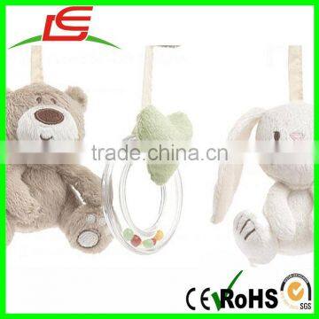 Spiral Activity Rabbit Bear Educational Rattles Toys Round the Baby Bed Hanging Toy photo-5
