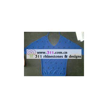 311 Sweater Iron on Epoxy Hot-fix Heat Transfer Rhinestone Motif Design 1