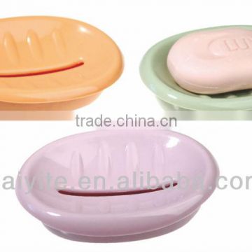 oval cheap ps plastic soap dish