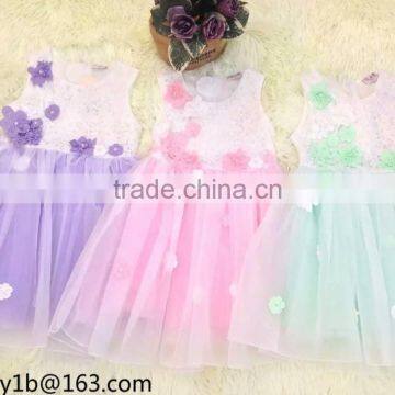 Stock Various baby girl party dress children frocks designs children girl dress