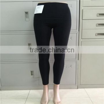 Full Length Solid cotton Leggings Footless Long Color Tight Fitted Stretch Seamless