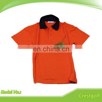 Man Golf Polo Shirt With Collar