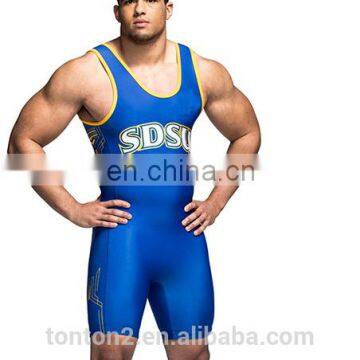 Latest design custom kids wrestling singlets
