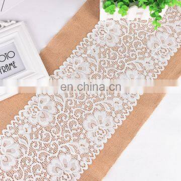 Decoration for the Christmas Craft Wedding of Hessian Table Runner