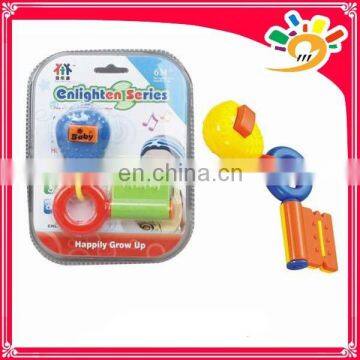 Newest Baby Enlighten Series Rattle Bell Toy,Cute Cartoon key Design Rattle Bell