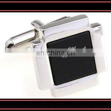 fashion black stone custom made cufflinks